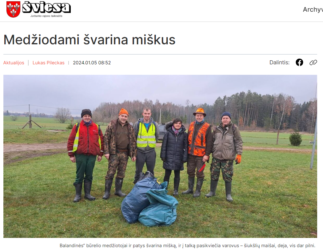 Sviesa Medziodami svarina miskus